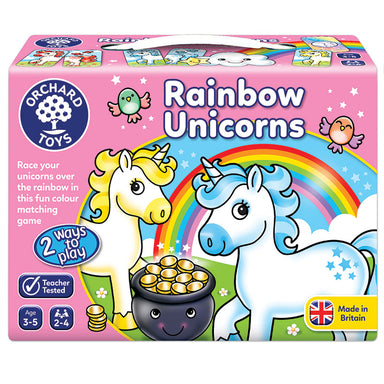 Orchard Toys Rainbow Unicorns Matching Game Box