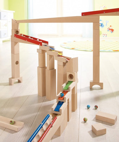 Haba Wooden Building Blocks Melodious with Ball Track