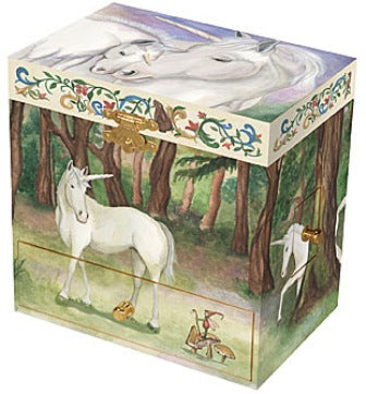Enchantmints Musical Jewellery Treasure Box Unicorn Closed