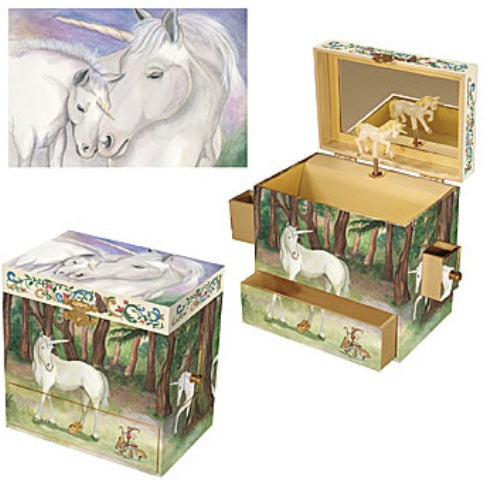 Enchantmints Musical Jewellery Treasure Box Unicorn Images