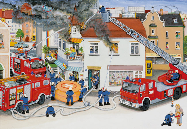 Ravensburger Busy Fire Brigade 2 x 24 Piece Puzzle 2