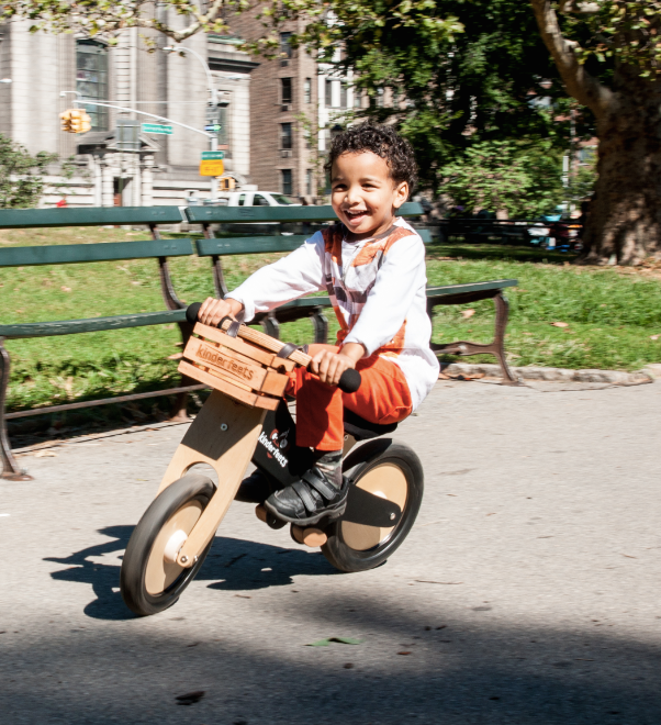 Balance Bike Carry Crate with Straps bike