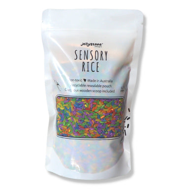 Jellystone Designs Rainbow Sensory Rice Packet