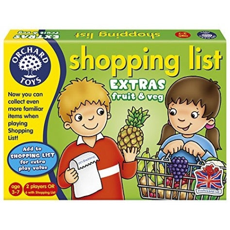 Orchard Toys - Shopping List Extra Pack Fruit n Vegies
