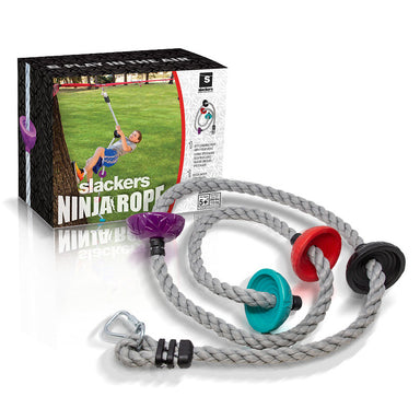 Slackers Ninja Climbing Rope 8' with Foot Holds 