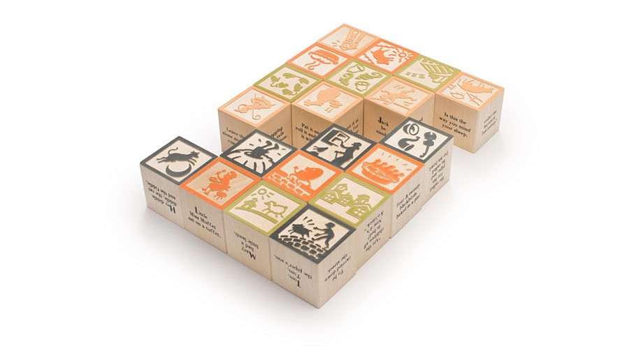 Uncle Goose Nursery Rhyme Wooden Blocks 2