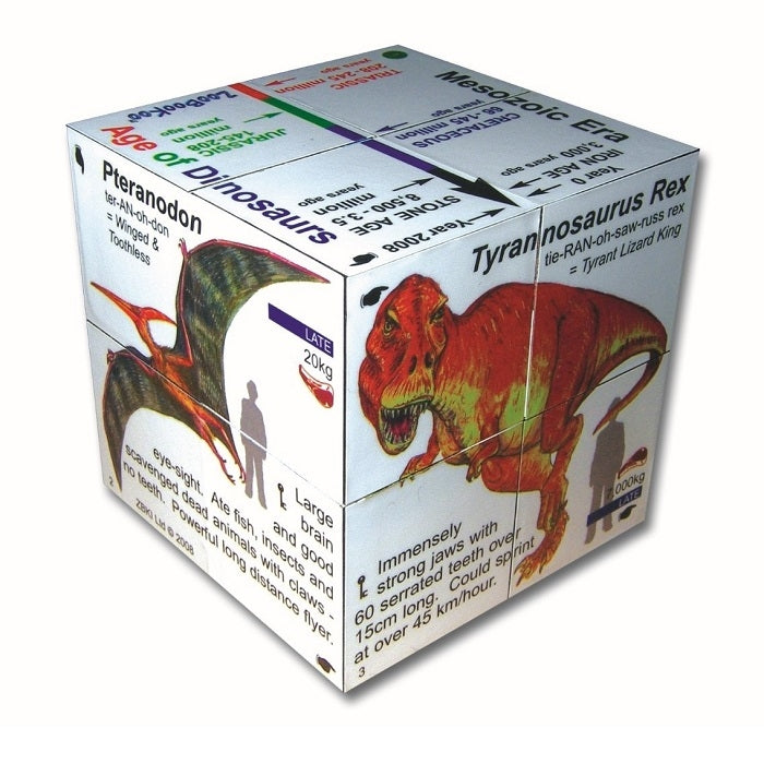 Zoobookoo Cube Book Dinosaurs 2